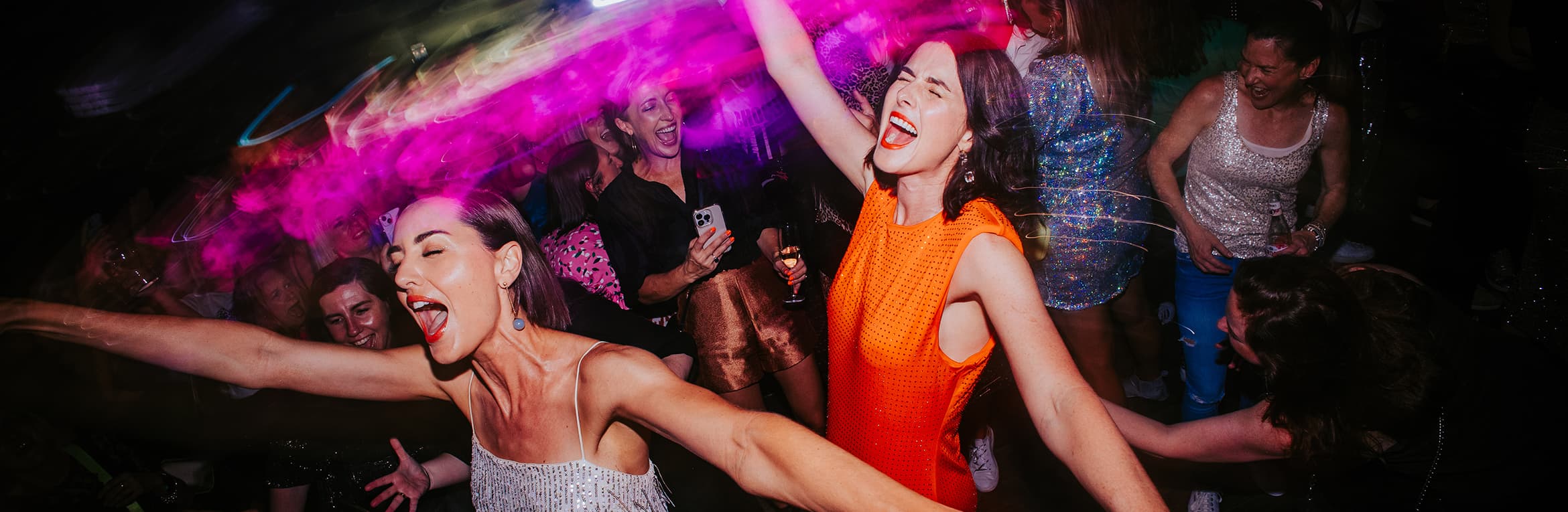 Disco Club - Lise and Sarah at Hordern Pavilion