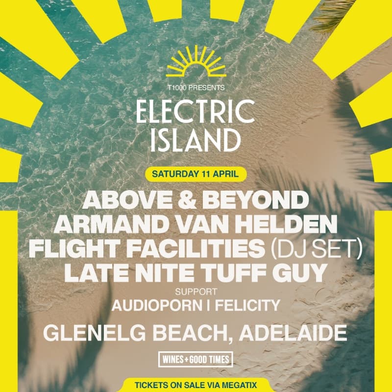 Electric Island Adelaide at Glenelg Beach