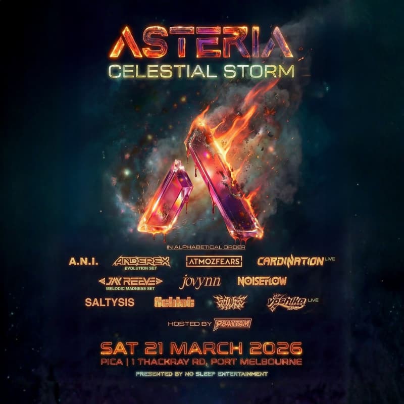 ASTERIA 2026: Celestial Storm at PICA (Port Melbourne Industrial Centre for the Arts)