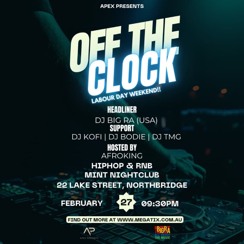 OFF THE CLOCK at Mint Nightclub