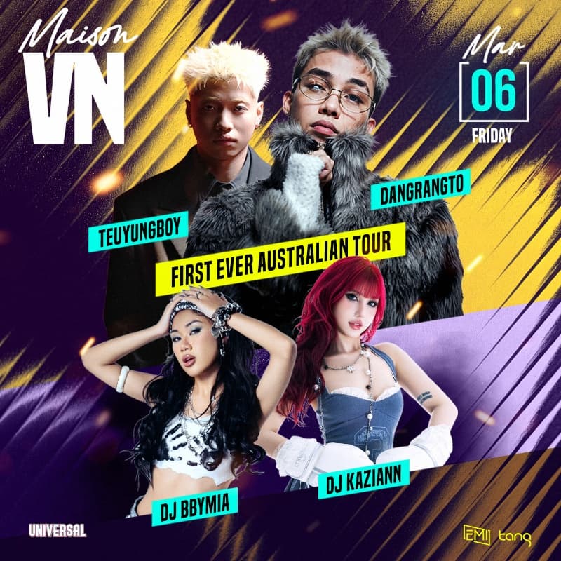 DANGRANGTO & TEUYUNGBOY LIVE in SYDNEY at Universal Sydney (Upstairs)