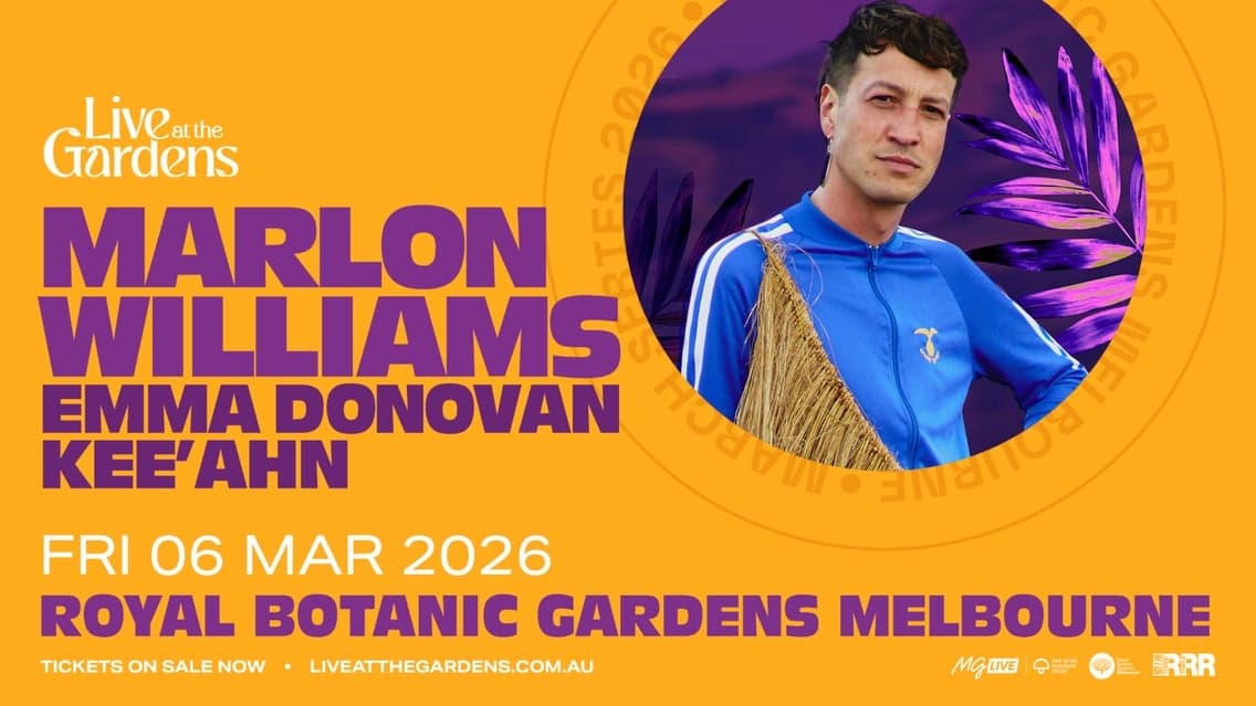 Live At The Gardens - Marlon Williams at Royal Botanic Gardens Melbourne