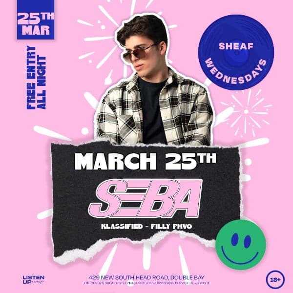 Sheaf Wednesdays | MARCH 25 'w' SEBA at The Golden Sheaf