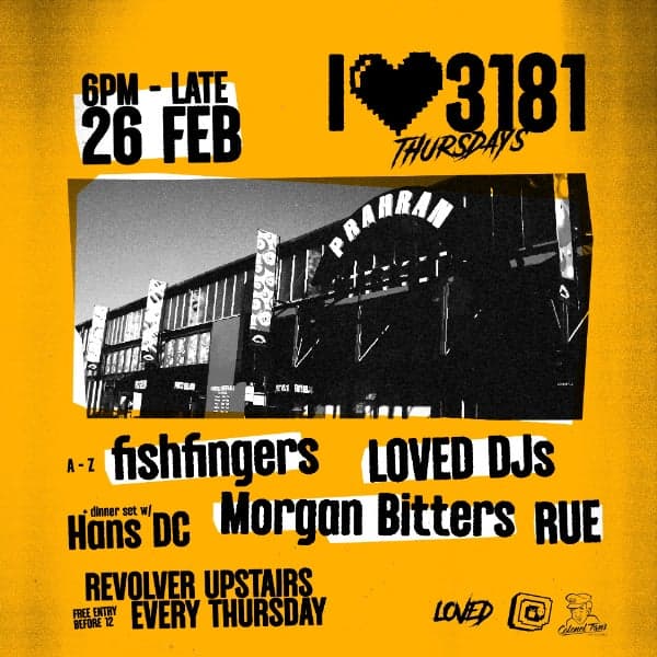 3181 Thursdays at REVOLVER UPSTAIRS, MELBOURNE
