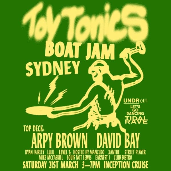 TOY TONICS JAM BOAT PARTY  at Inception Cruise Sydney