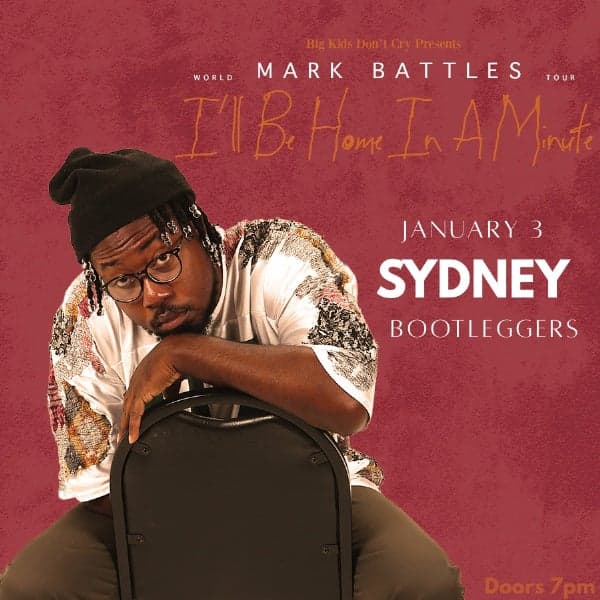Mark Battles Live in Sydney at Bootleggers