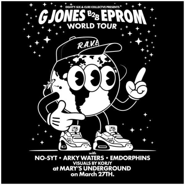 Eighty-Six x Curi Collective pres. G JONES b2b EPROM at Mary's Underground, Circular Quay, Sydney