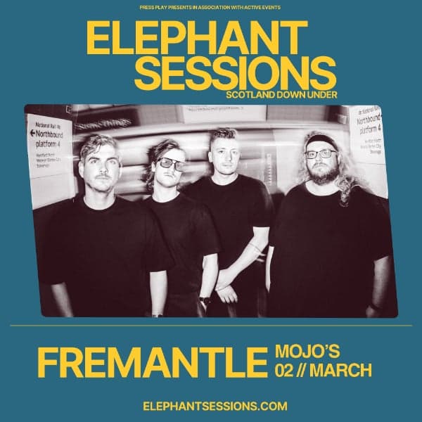 ELEPHANT SESSIONS (U.K) + special guests at Mojos Bar, North Fremantle