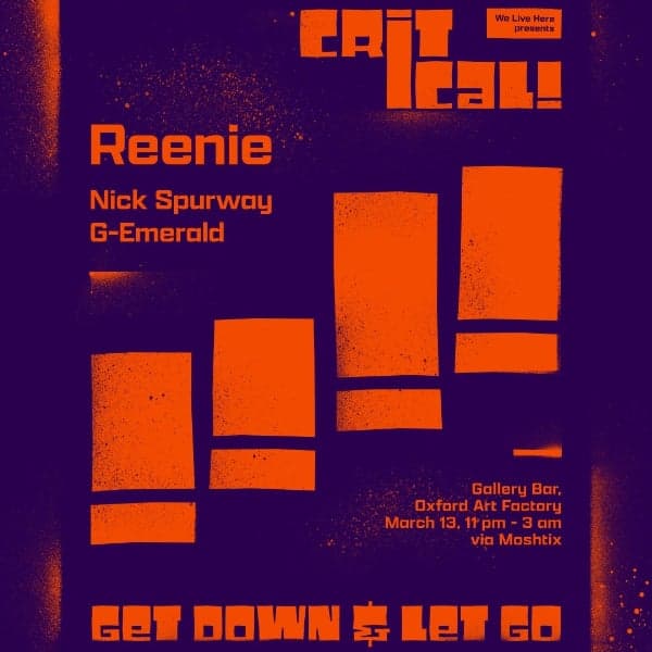 Critical at Oxford Art Factory, Gallery Bar