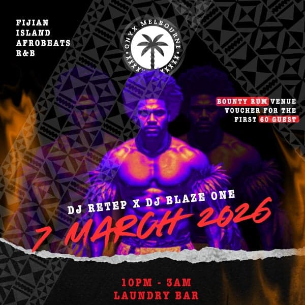 ONYX MELB - 7 March at Laundry Bar