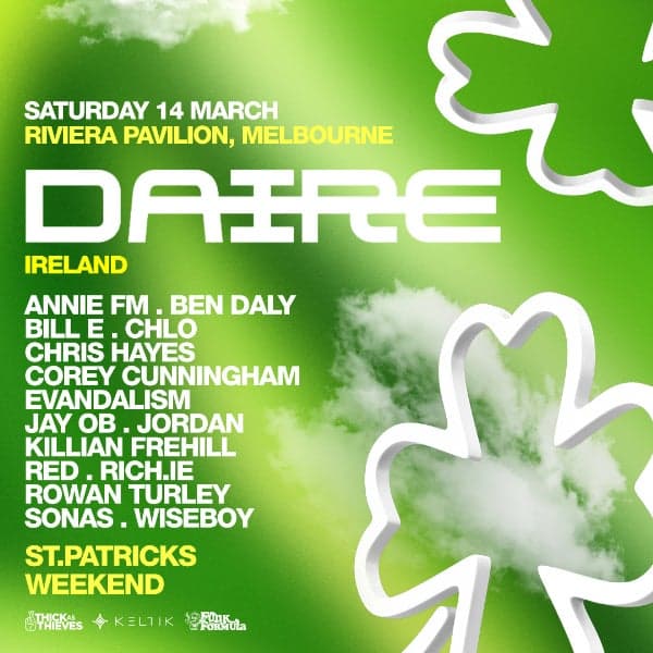 DAIRE (IE) Riviera Pavilion| St.Patricks Day Weekend  at Riviera Beach Club
