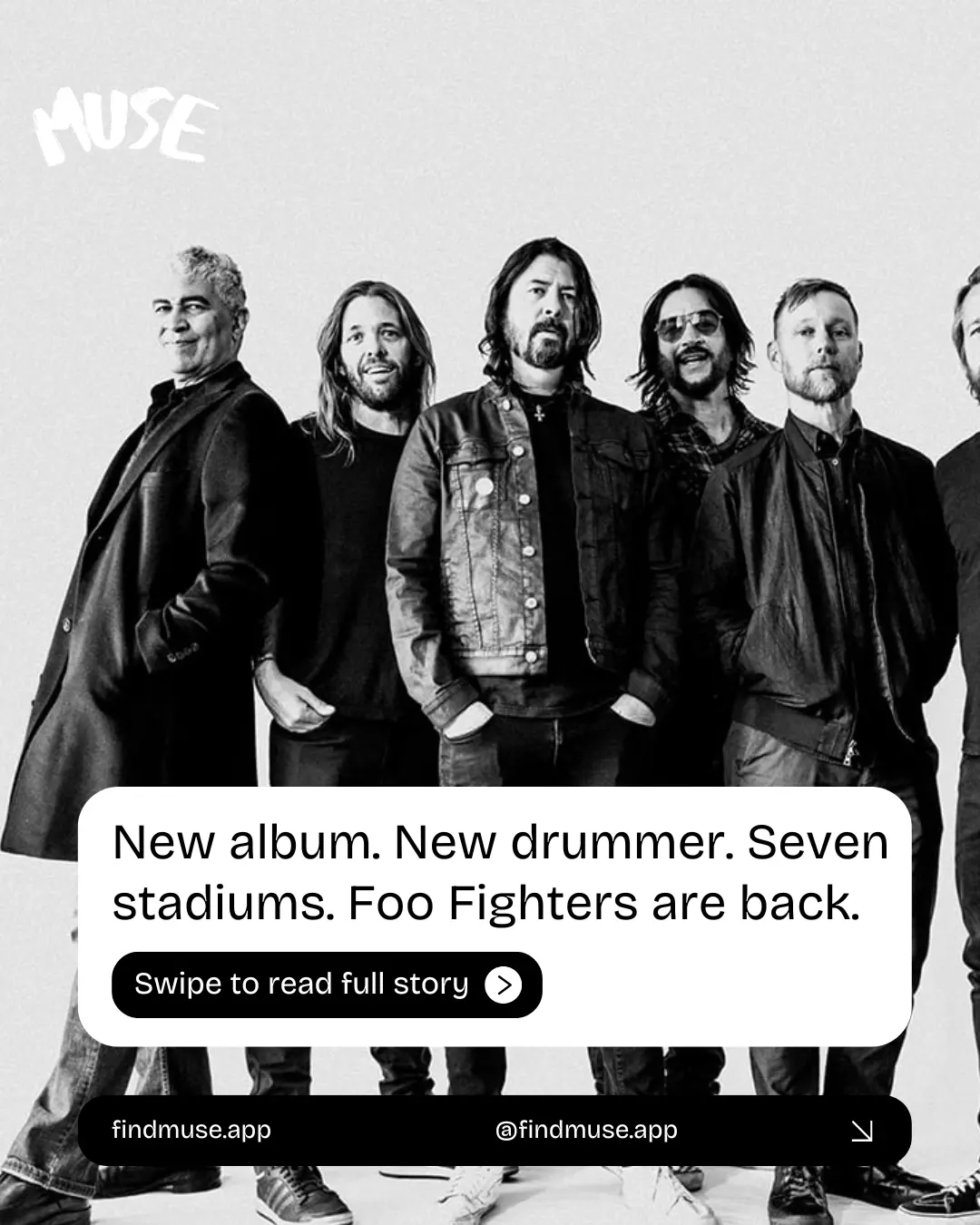Foo Fighters Take Cover Australia Tour announcement
